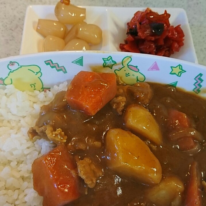 野菜ジュース入りカレーライス